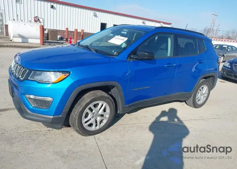 2018 Jeep Compass Sport Fwd z USA, uszkodzony, nr VIN 3C4NJCAB0JT286361